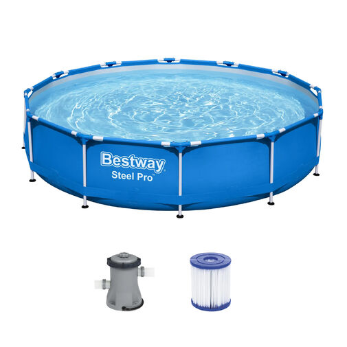 56394 • Bazén s pevnou stenou s filtráciou - 366 x 76 cm - 6473 L