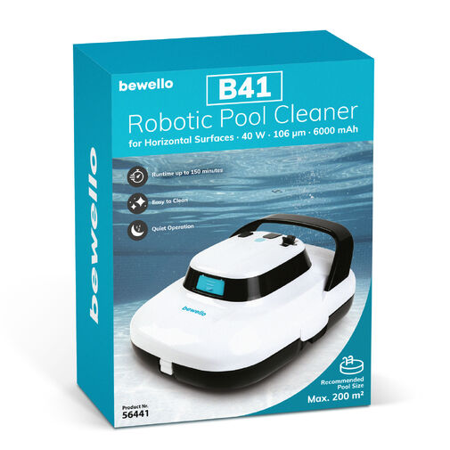 56441 • Medzinový čistiaci robot – na vodorovné povrchy – 40W – 106 μm – 6000 mAh – biely