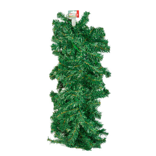56450 • Smreková girlanda - tmavozelená - 270 cm - PVC