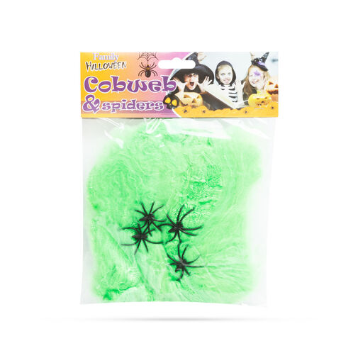56510A • Pavučina a pavúk - zelená - 4-5 m²