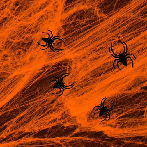 56510B • Pavúk a pavučina - oranžovás - 4-5 m²