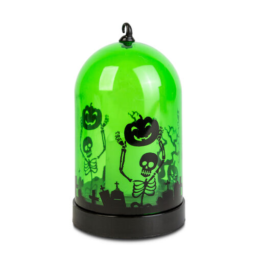 56570B • Halloweenska LED dekorácia - zelená - 3 x AAA - 8 x 12,5  cm