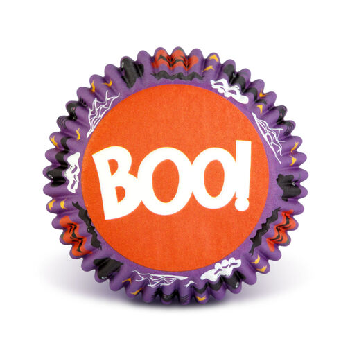 56579 • Halloween dekorácia - sada muffinových košíčkov - 50 ks - 4 druhy - 7 x 5 x 3,2 cm  