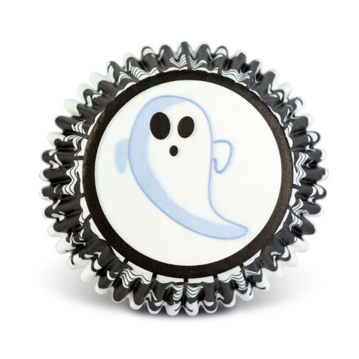56579 • Halloween dekorácia - sada muffinových košíčkov - 50 ks - 4 druhy - 7 x 5 x 3,2 cm  