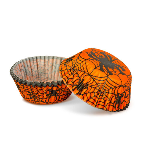 56579 • Halloween dekorácia - sada muffinových košíčkov - 50 ks - 4 druhy - 7 x 5 x 3,2 cm  