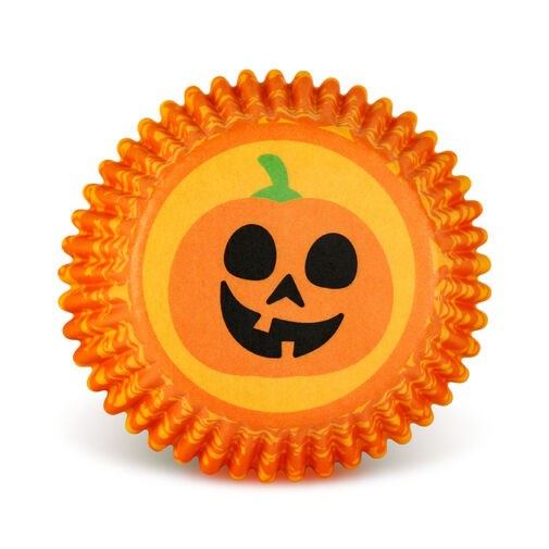 56579 • Halloween dekorácia - sada muffinových košíčkov - 50 ks - 4 druhy - 7 x 5 x 3,2 cm  