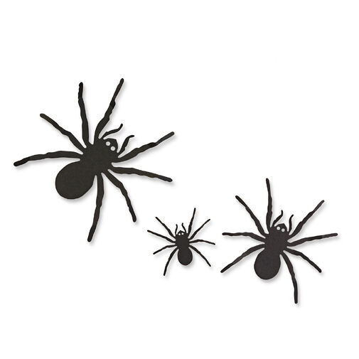 56587A • Halloweenská dekorácia - sada pavúkov - samolepiace - čierne - 30 ks / balenie