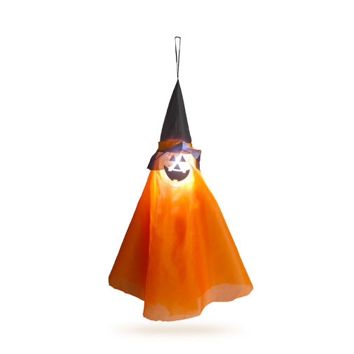 56596A • Halloweenová osvetlená dekorácia - tekvica - zavesiteľná - RGB LED - 70 x 50 cm