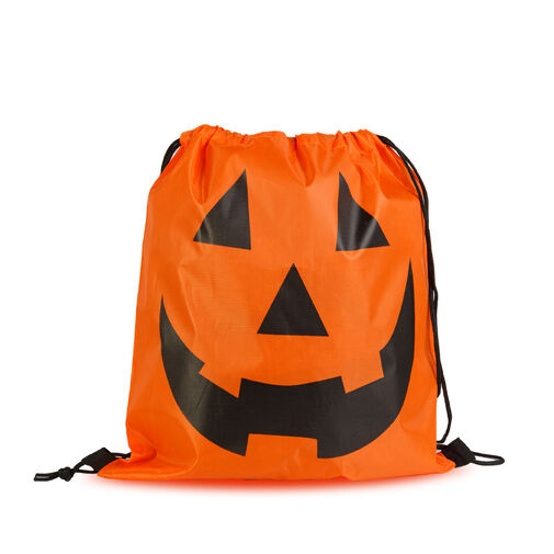 56627 • Halloweenový batoh - tekvica - so sťahovacou šnúrkou - 39,5 x 34 cm