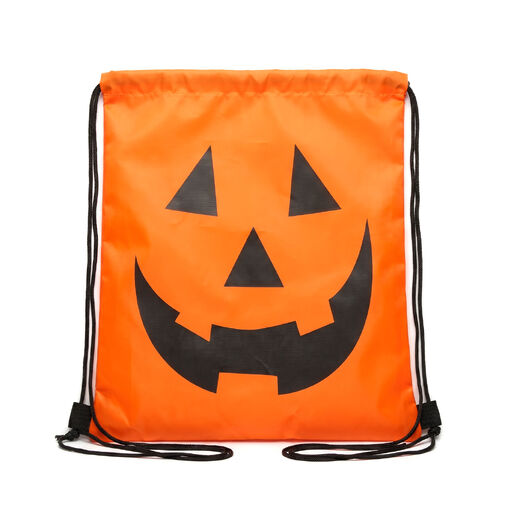 56627 • Halloweenový batoh - tekvica - so sťahovacou šnúrkou - 39,5 x 34 cm