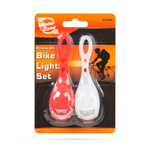 57069 • Sada LED lámp na bicykel so silikónovým obalom