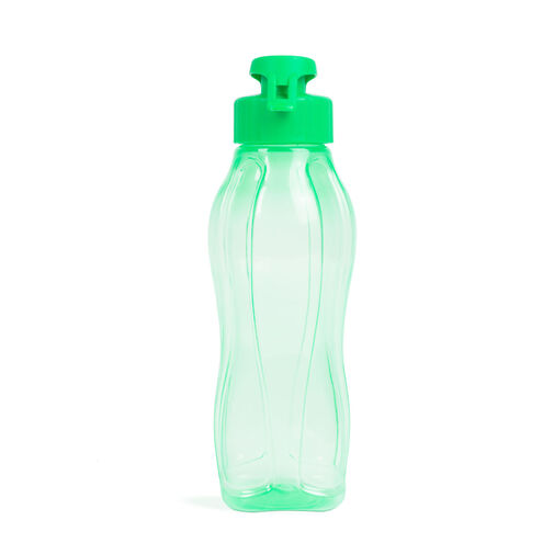 57214 • Športová fľaša - plastová,priehľadná - 600 ml, 3 farby