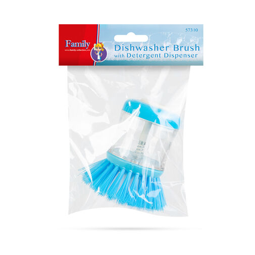 57310 • Kefa na umývanie riadu s dávkovačom saponátu - modrá
