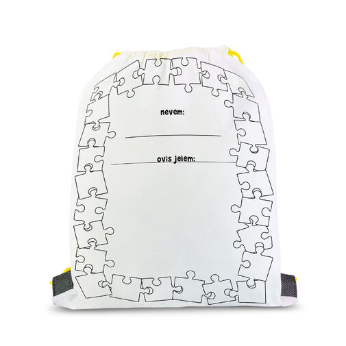 57317C • Vyfarbovateľný vak na prezúvky – so 4 fixkami – 33 x 27 cm