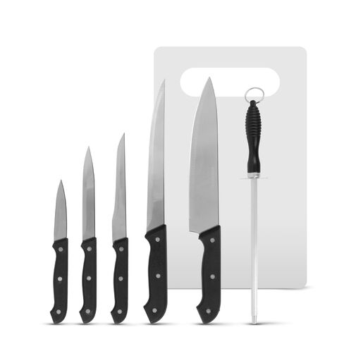 57570 • Sada kuchynských nožov - s brúskou, doskou na krájanie