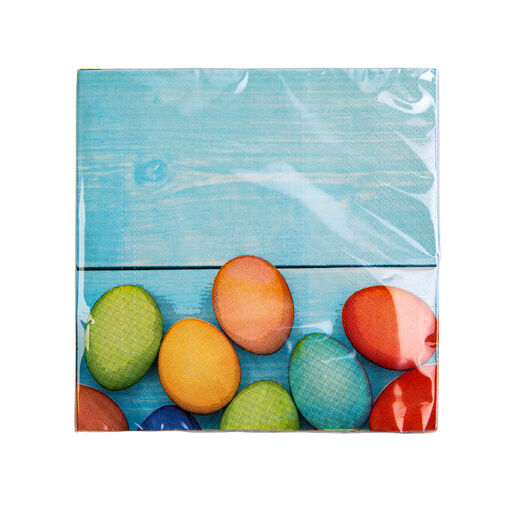 57921 • Veľkonočná servítka - s vajíčkami - 33 x 33 cm - 3 vrstvy - 20 ks / balenie