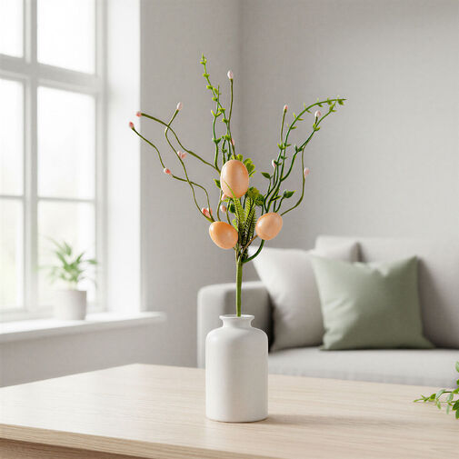 57926A • Veľkonočný stromček z vajíčok - ružový - 28 x 16 cm