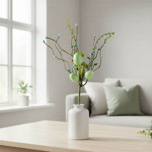 57926C • Veľkonočný stromček z vajíčok - zelený - 28 x 16 cm