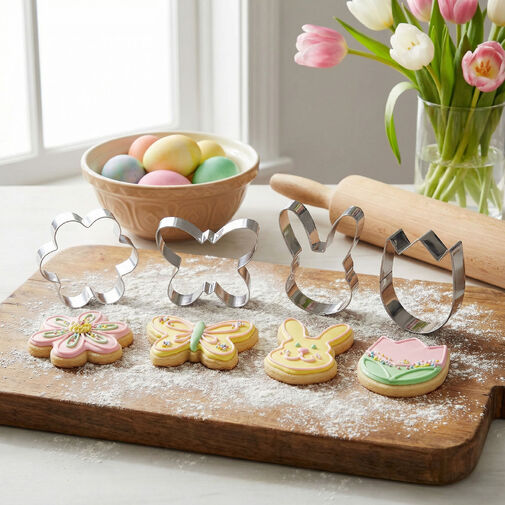 57955 • Veľkonočné vykrajovače - mix tvarov - 4 ks / balenie