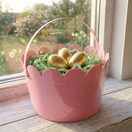 57972 • Veľkonočný košík - 3 farby - Ø20 x 13 cm