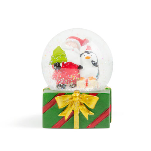 58061B • Vianočná LED snehová guľa - 4 druhy - 8 ks / displej