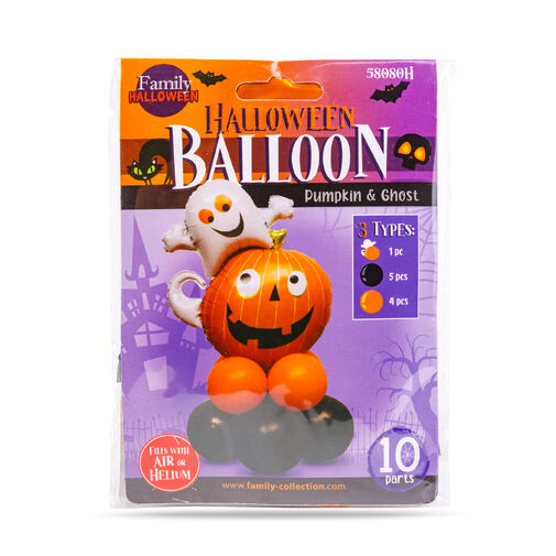 58080H • Halloweensky balón - tekvica - 10 ks / balenie