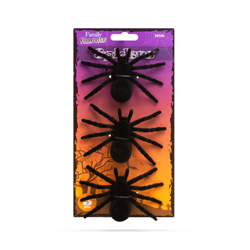 58100 • Halloweenska dekorácia - pavúk - 3 ks / balenie