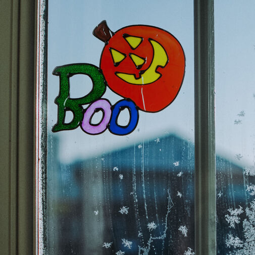 58107E • Halloweenska dekorácia na okno - 