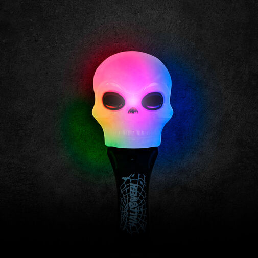 58113C • Halloweenska LED lampa - lebka - na batérie