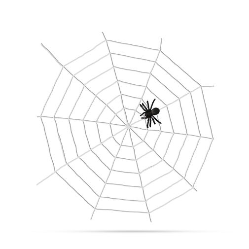 58143 • Pavučina a pavúk - biela