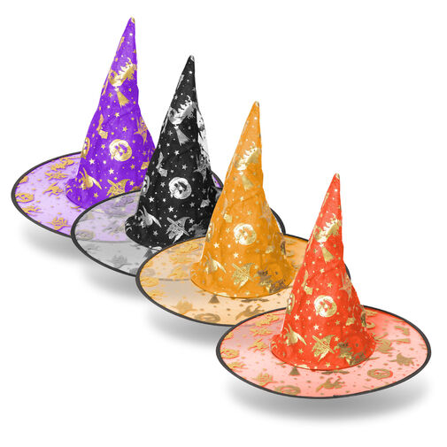 58153 • Halloweensky klobúk - 4 farby, polyester - 38 x 34 cm