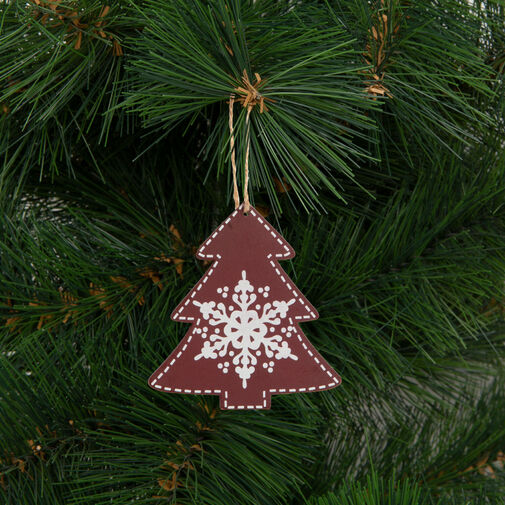 58247G • Ozdoba na vianočný strom - strom - zavesitelné - 8,5 x 9,2 cm