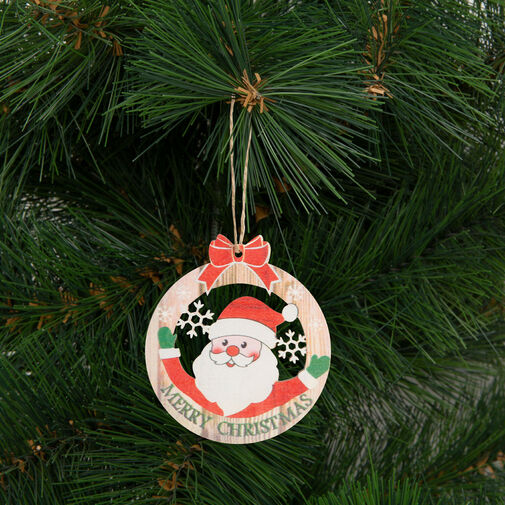 58248A • Ozdoba na vianočný strom - mikuláš - zavesitelné - 8,5 x 9,5 cm