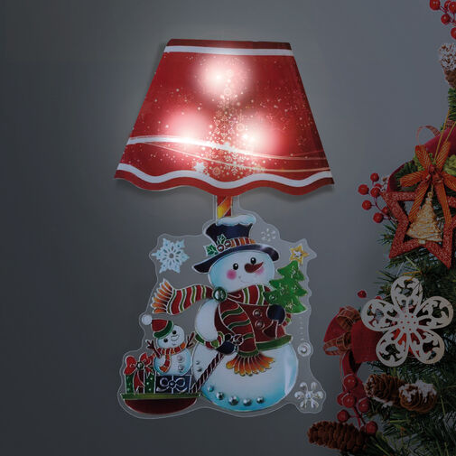58257B • Vianočná LED nálepka - 17 x 28 cm