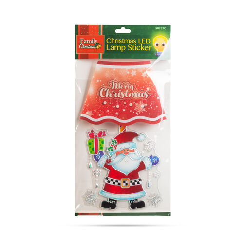 58257C • Vianočná LED nálepka - 17 x 28 cm