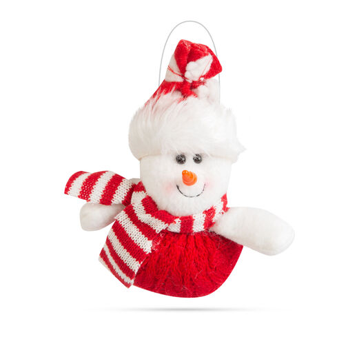 58261A • Vianočná dekoračná - snehuliak - 14 x 16 cm