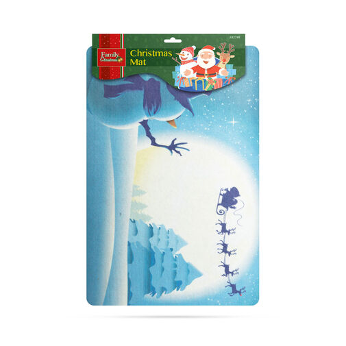 58279E • Vianočná rohožka - snehuliak - 58 x 38 cm