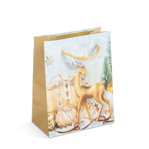 58299 • Vianočná darčeková taška - papier - 114 x 64 x 146 mm - 4 druhy / balenie