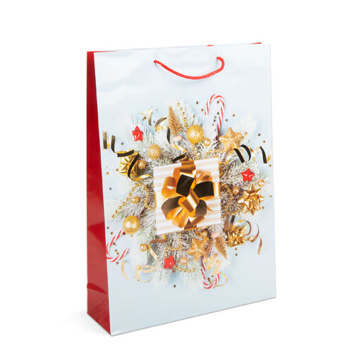 58300 • Vianočná darčeková taška - papier - 330 x 102 x 457 mm - 4 druhy / balenie