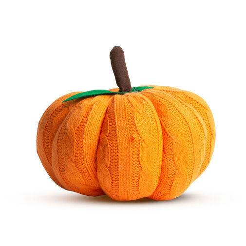 58336B • Halloweenska tekvicová dekorácia - oranžová - 20 x 20 x 18 cm