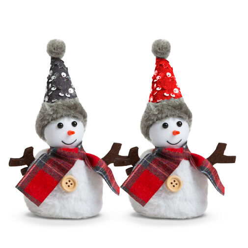 58377 • Vianočná dekorácia - snehuliak - 19 cm - 2 druhy