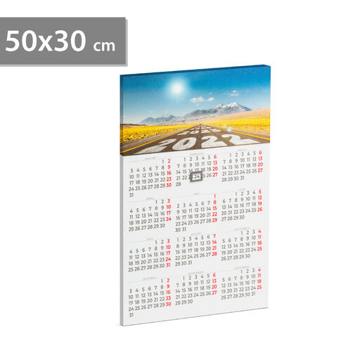 58483A • LED nástenný kalendár -  2 x AA, 50 x 30 cm