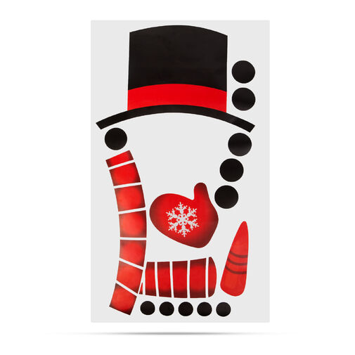 58532 • Sada vianočných nálepok - snehuliak - 40 x 70 cm