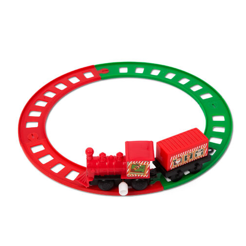 58564 • Vianočná železnica - naťahovacia - červená / zelená - 20 cm