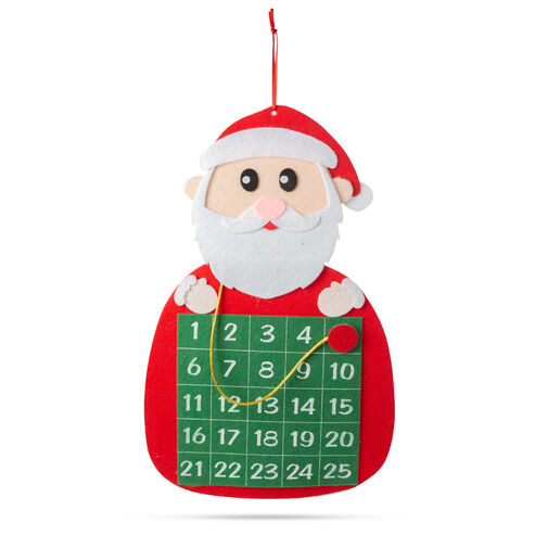 58625A • Vianočná adventný kalendár - Mikuláš - značenie na suchý zips