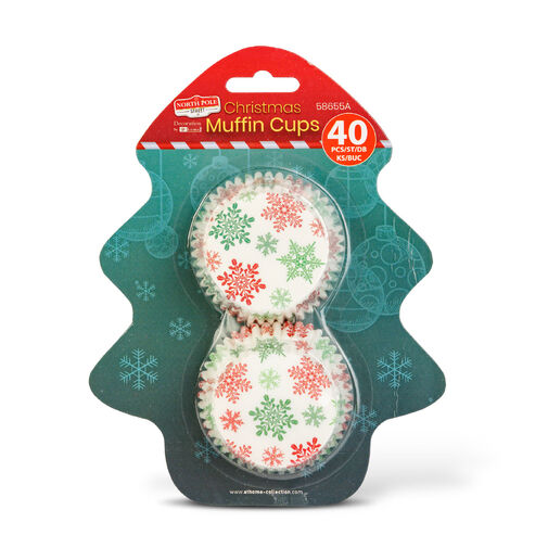 58655A • Vianočné košíčky na muffiny - Mikuláš - 40 ks / balenie