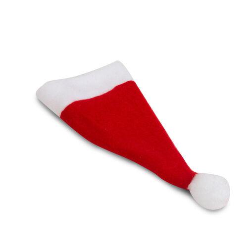 58723 • Vianočná dekorácia na príbor - mikulášska čiapka -  17 cm - 3 druhy - 6 ks / balenie