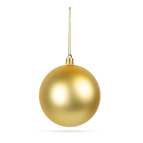 58762A • Sada ozdôb na vianočný strom - gule - zlaté - 6 ks / balenie