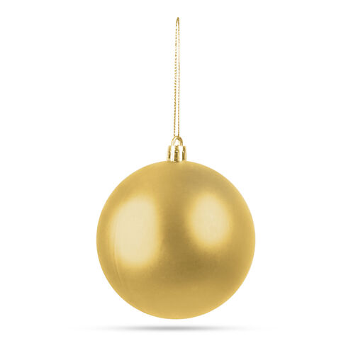 58763A • Sada ozdôb na vianočný strom - gule - zlaté - 6 ks / balenie