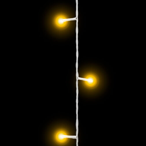 58900A-WH • Sveteľná reťaz - 50 ks LED - teplá biela - sieťové - 5 m - 8 programov